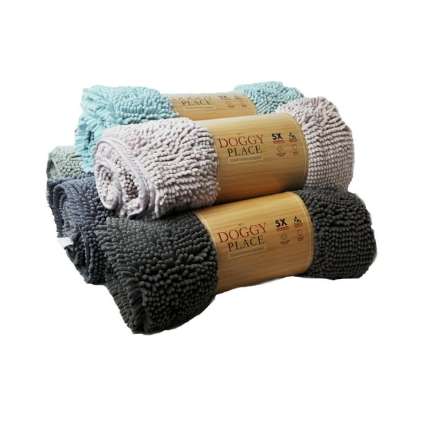 Keep Your House Clean Durable Washable Sizes: Medium, Large, X-Large Runner, Hallway Runner, Half Moon My Doggy Place Quick Drying Prevent Mud Dirt Ultra Absorbent Microfiber Dog Door Mat